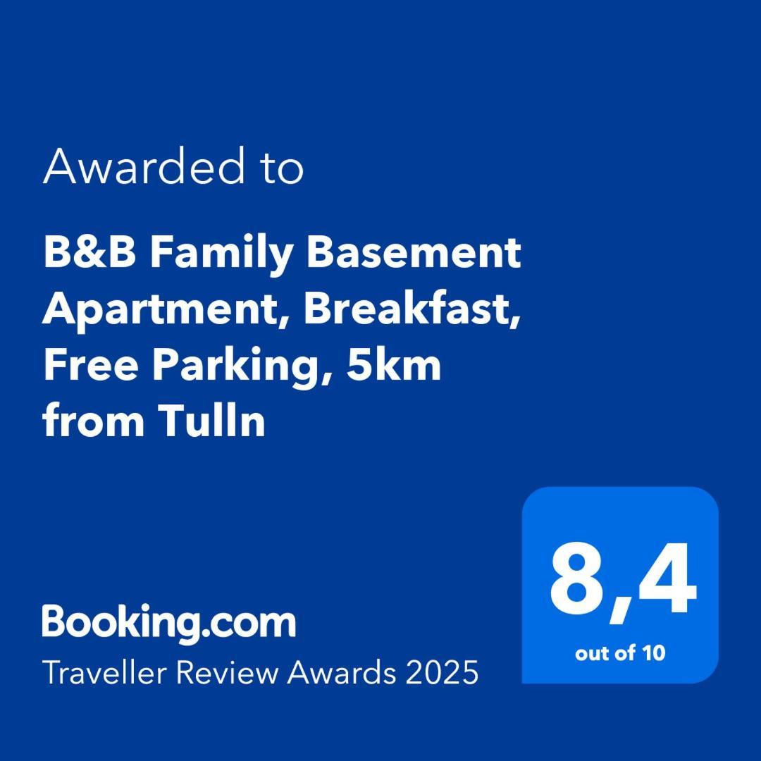 B&B Family Basement Apartment, Breakfast, Free Parking, 5Km From Tulln Chorherrn Εξωτερικό φωτογραφία